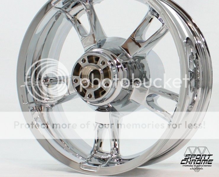 EXCHANGE! Harley FLHX Street Glide Enforcer Chrome Wheels Rims Set